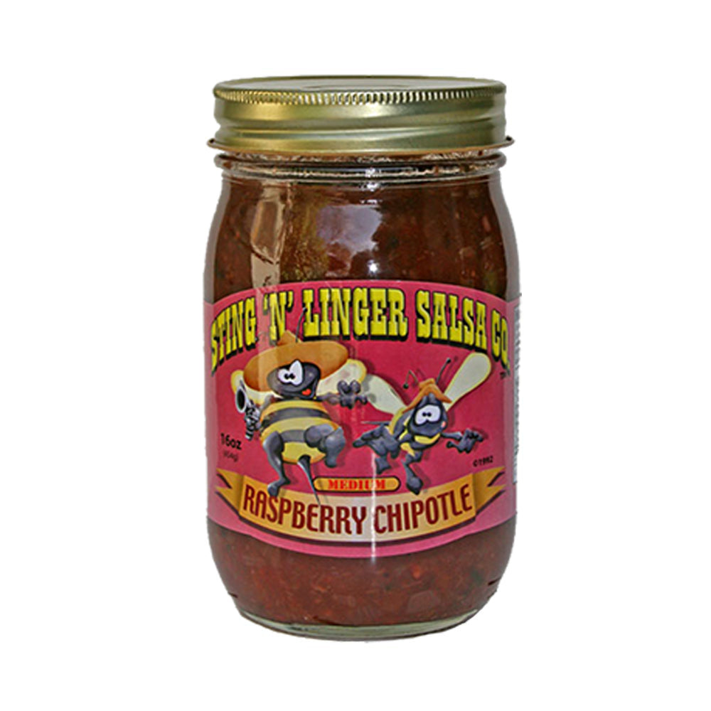 Raspberry Chipotle Salsa 16oz - Desert Gatherings