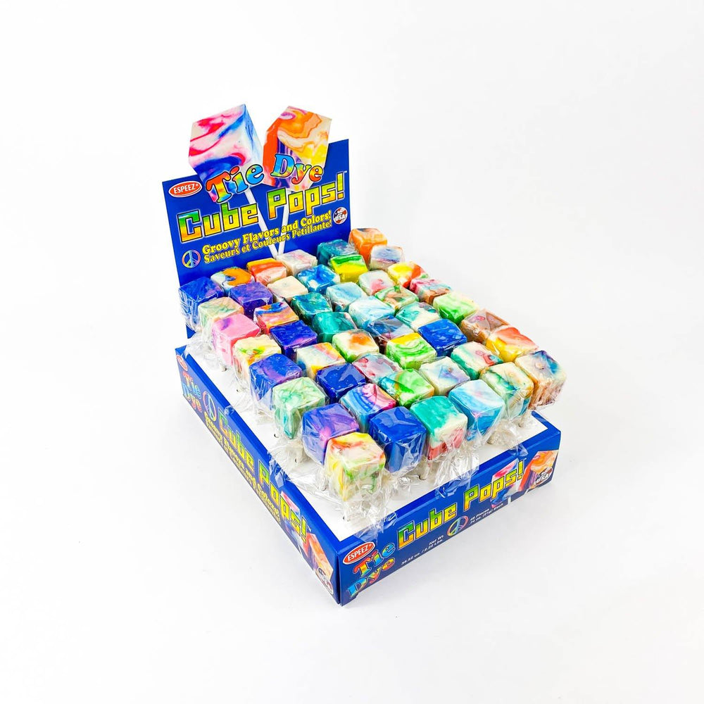 Tie Die Cube Pop Suckers - Desert Gatherings