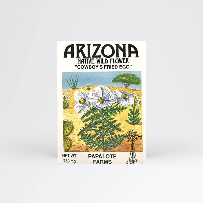 Arizona Cowboy Fried Egg Seed Packet - Desert Gatherings