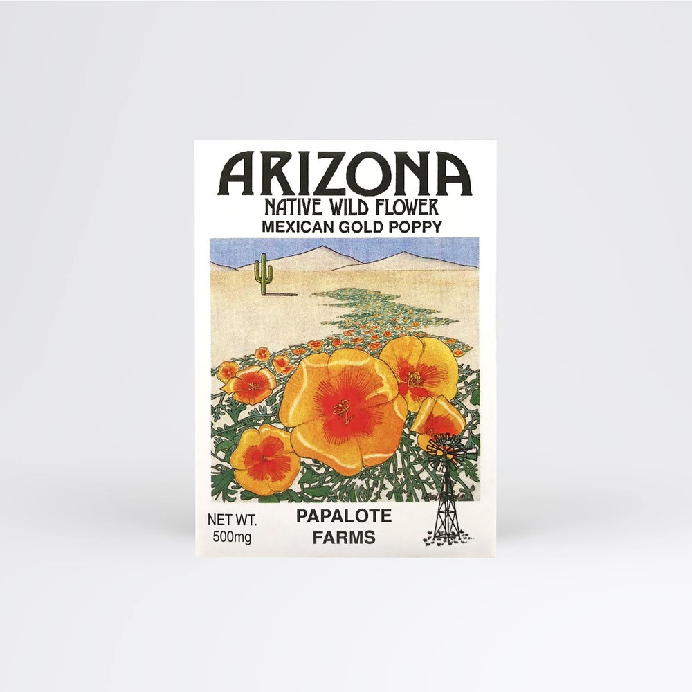 Arizona Mexican Gold Poppy Seed Packet Wholesale - Desert Gatherings