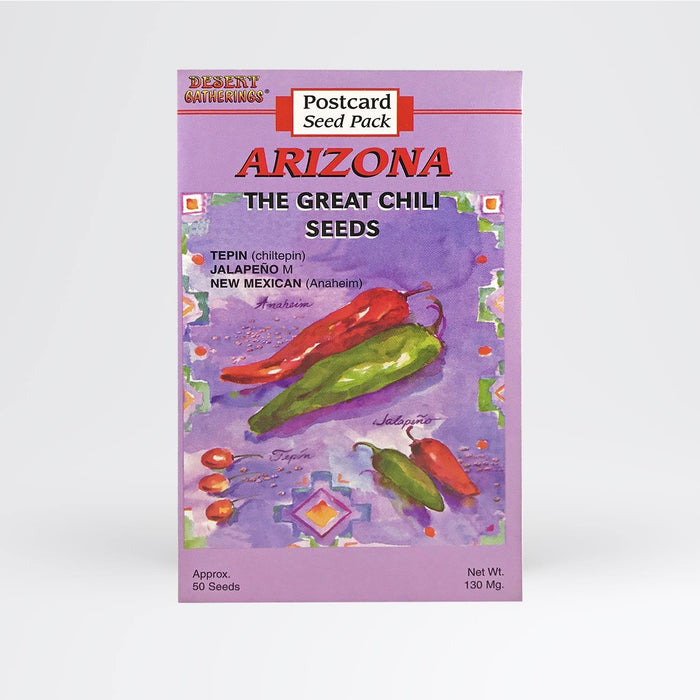 Mixed Chili Postcard Wholesale - Desert Gatherings