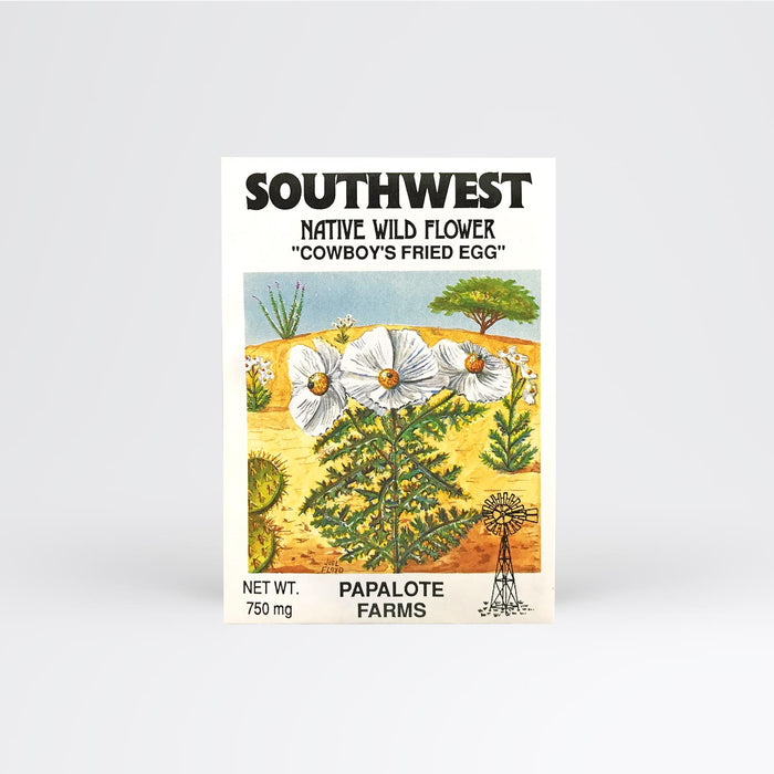 Southwest Cowboy Fried Egg Seed Packet - Desert Gatherings