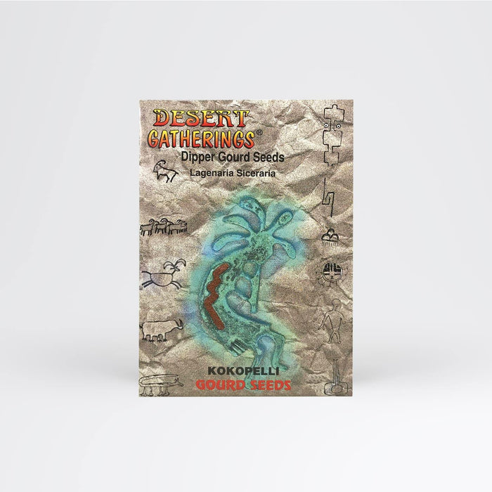 Kokopelli Dipper Gourd Seed Packet Wholesale - Desert Gatherings