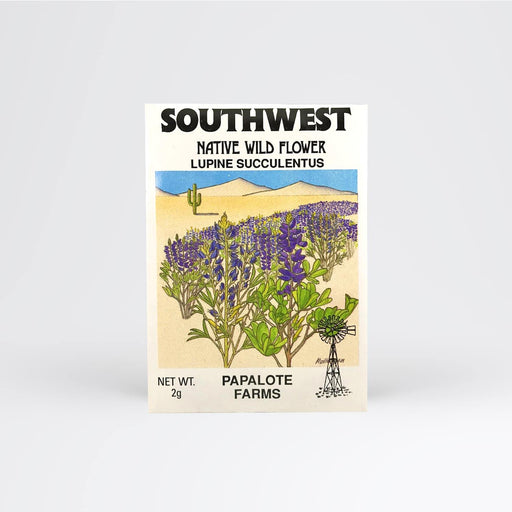 Southwest Lupine Succulentus Seed Packet Wholesale - Desert Gatherings